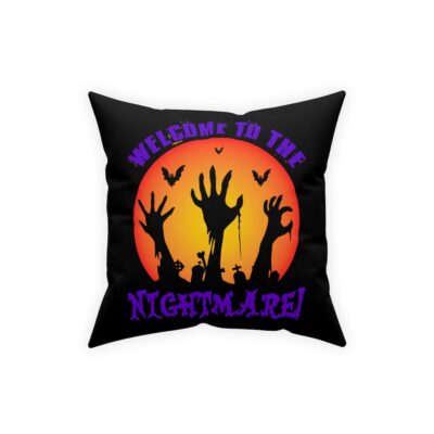 Welcome To The Nightmare Halloween Pillow
